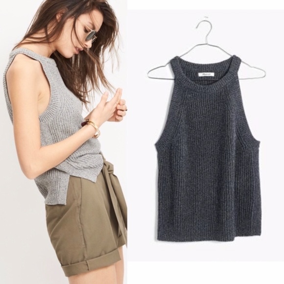 Madewell Valley Sweater Tank (L) - Picture 2 of 4
